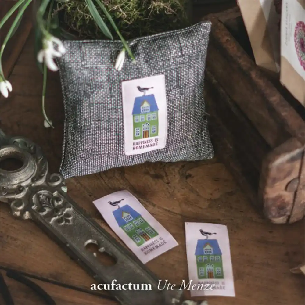 acufactum webetikett patch haus happiness is homemade