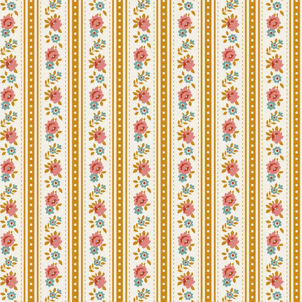 tilda baumwollstoff agnes orche 100683