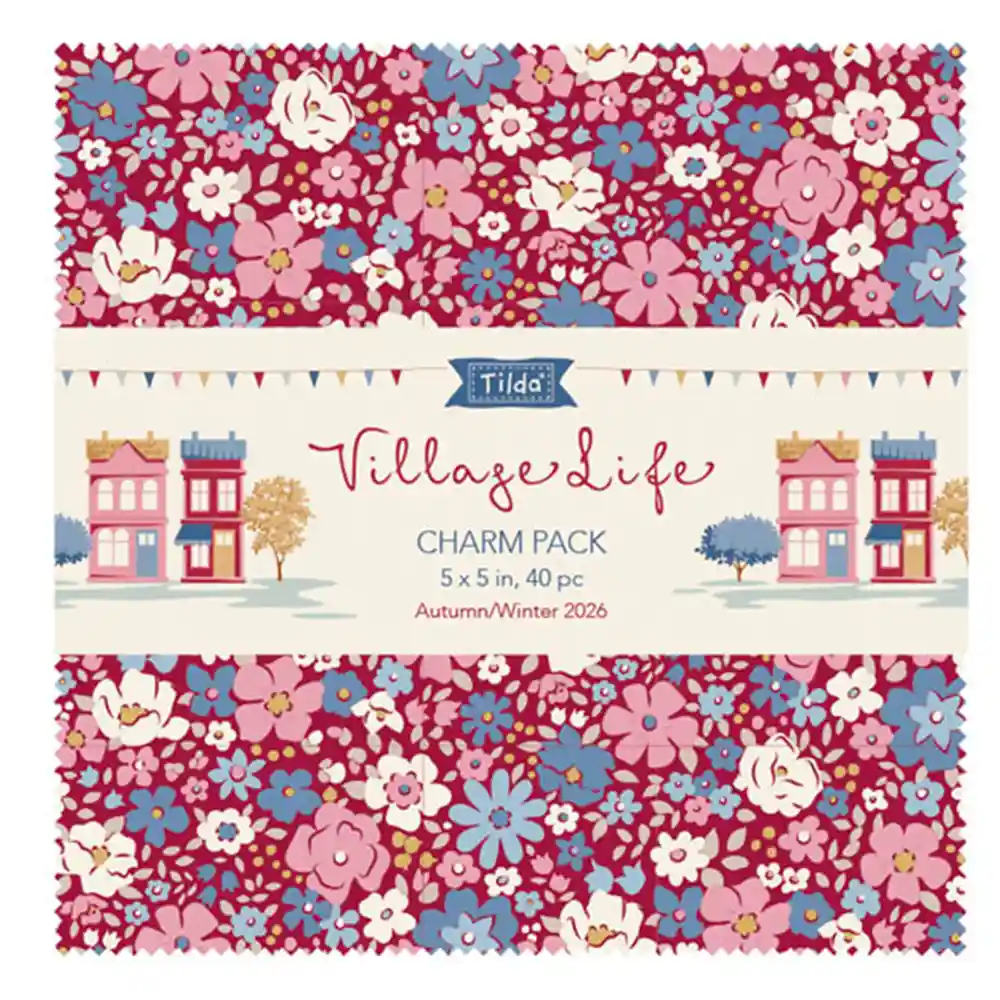 tilda village life charm pack 300281